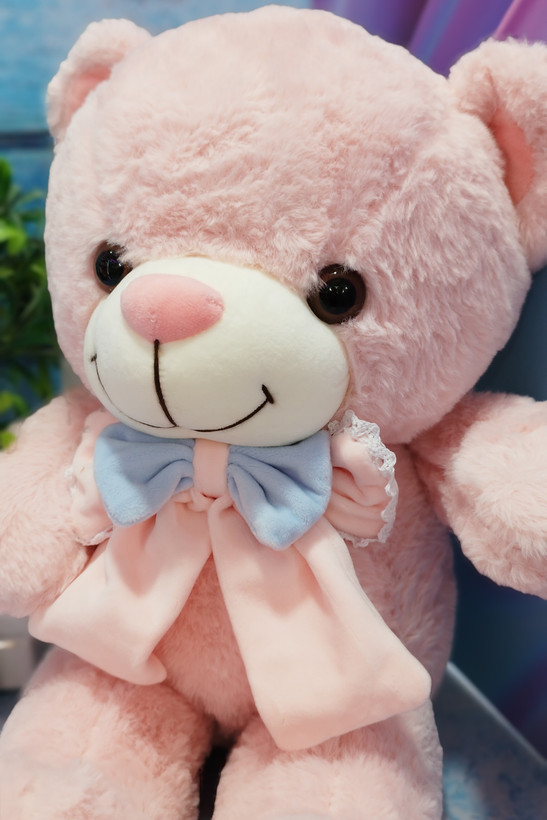 عروسک خرس کف پا گلدار