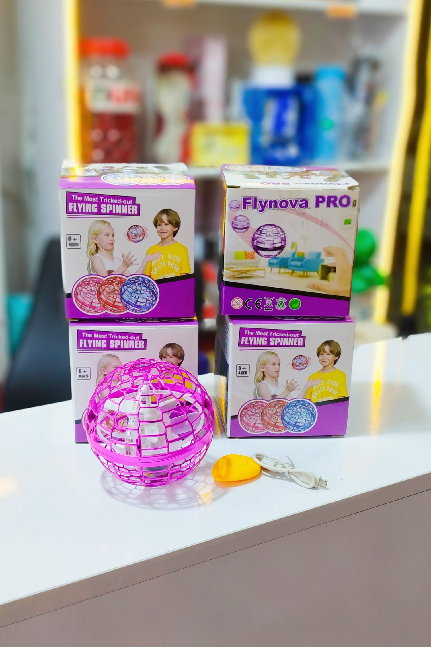 بشقاب پرنده مدل توپ ریموت دار خارجی