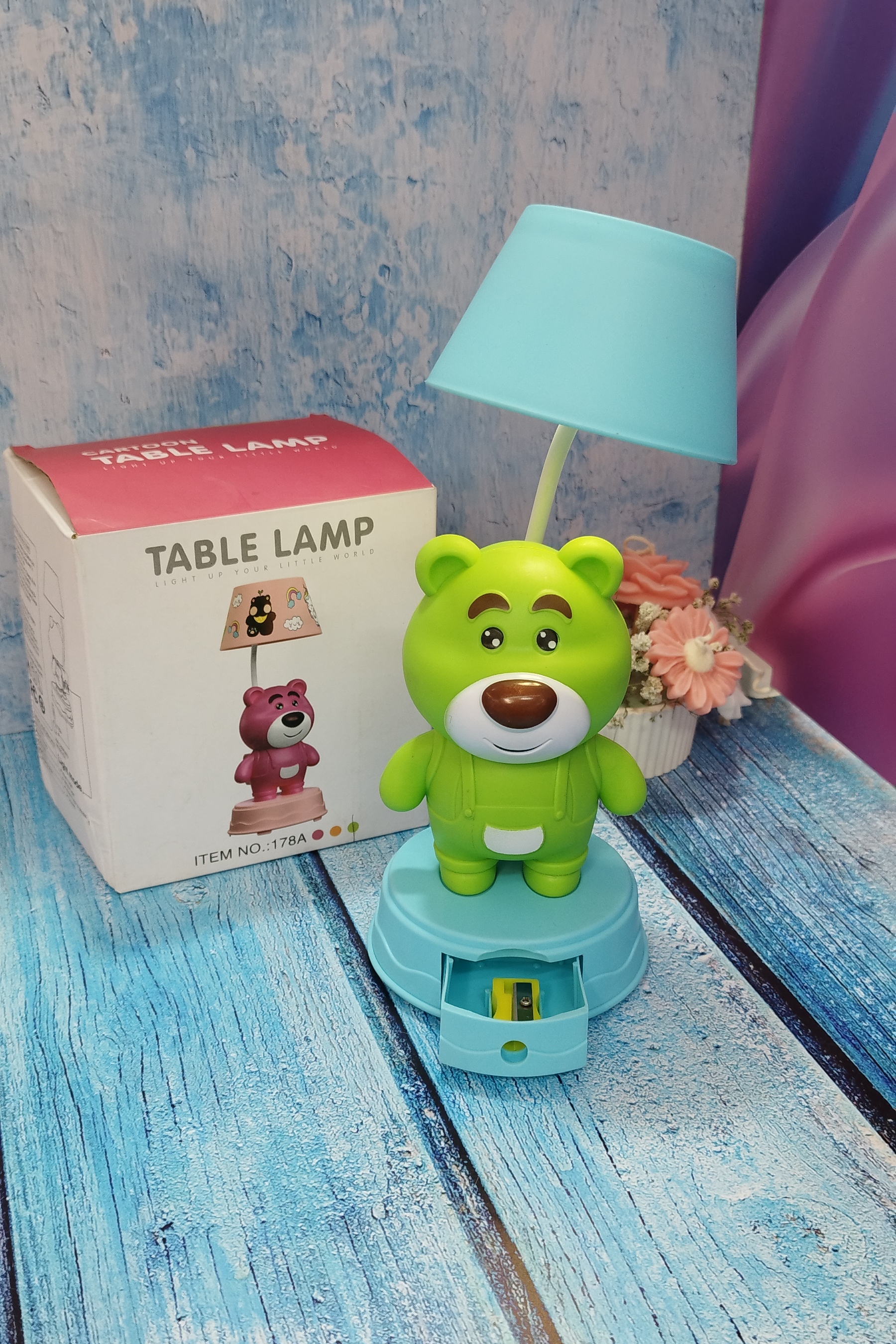 چراغ مطالعه تراش دار طرح خرس لتسو خارجی