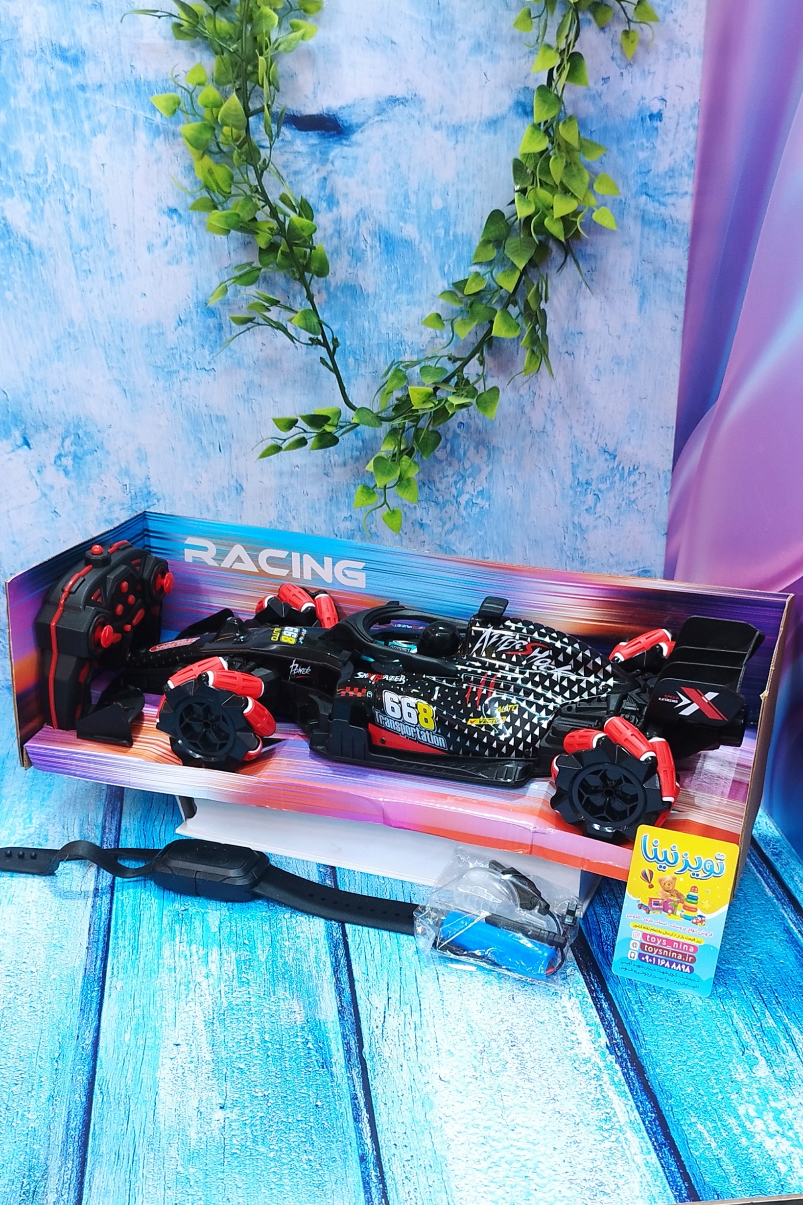 ماشین کنترلی فرمول یک مدل چرخ کپسولی بزرگ اورجینال