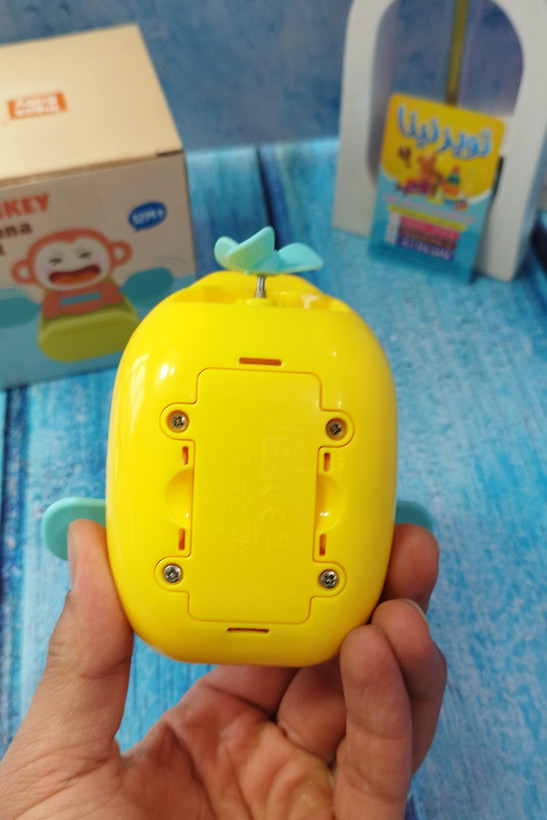اسباب بازی میمون پارو زن حمام باتری خور برند INGBABYG