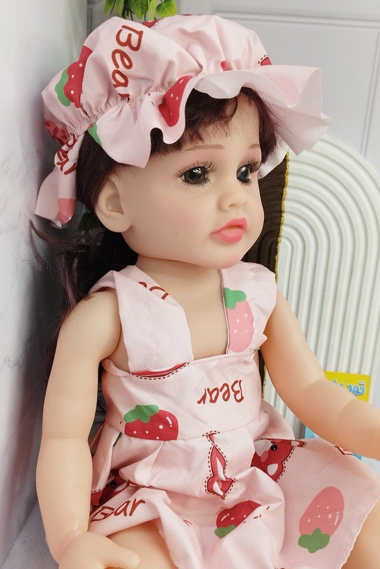 عروسک سیلیکونی دختر مدل هوشمند اورجینال 50سانت
