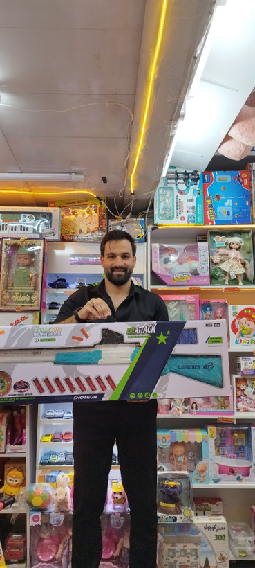 تفنگ دولول پوکه پرا بزرگ 85 سانت BT