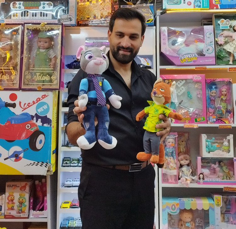 عروسک خرگوش و روباه زوتوپیا اورجینال 40 سانت