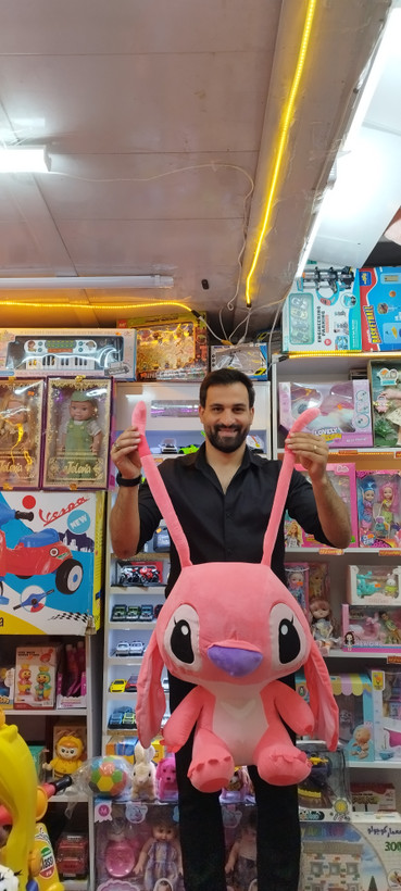 عروسک استیج (آنجل صورتی) 60 سانت اورجینال