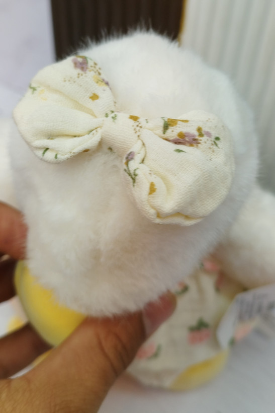 عروسک اردک لباس پاپیون به سر اورجینال 35 سانت