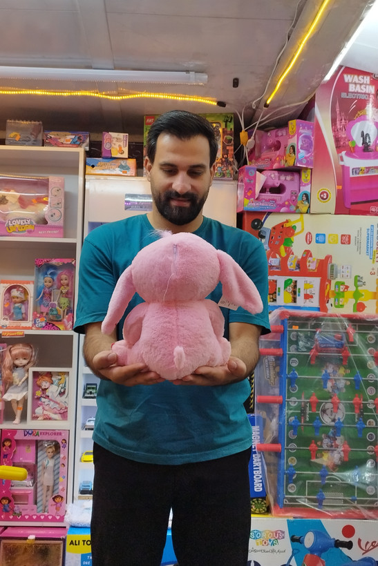 عروسک استیج(آنجل) قلب به دست اورجینال 30سانت